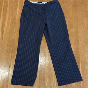 The Limited Gray Pinstripe Trousers